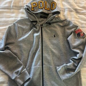 Polo by Ralph Lauren Gray Zip-Up Hoodie